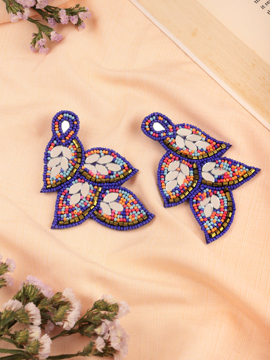 The Beady Crumb Earrings in Multicolor