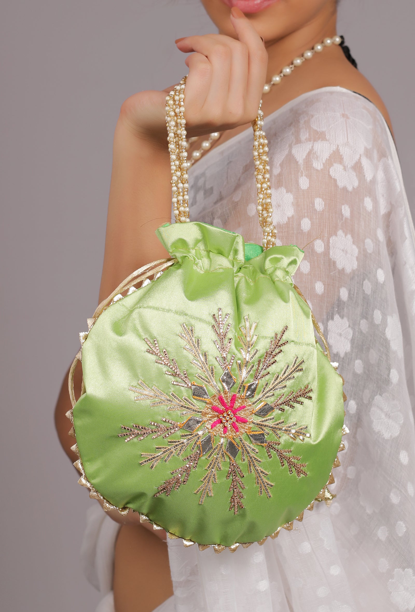 Assorted Embroidered Ladies Hand Bags, For Gifting, Size: 7*9 Inches at Rs  90/piece in Pune