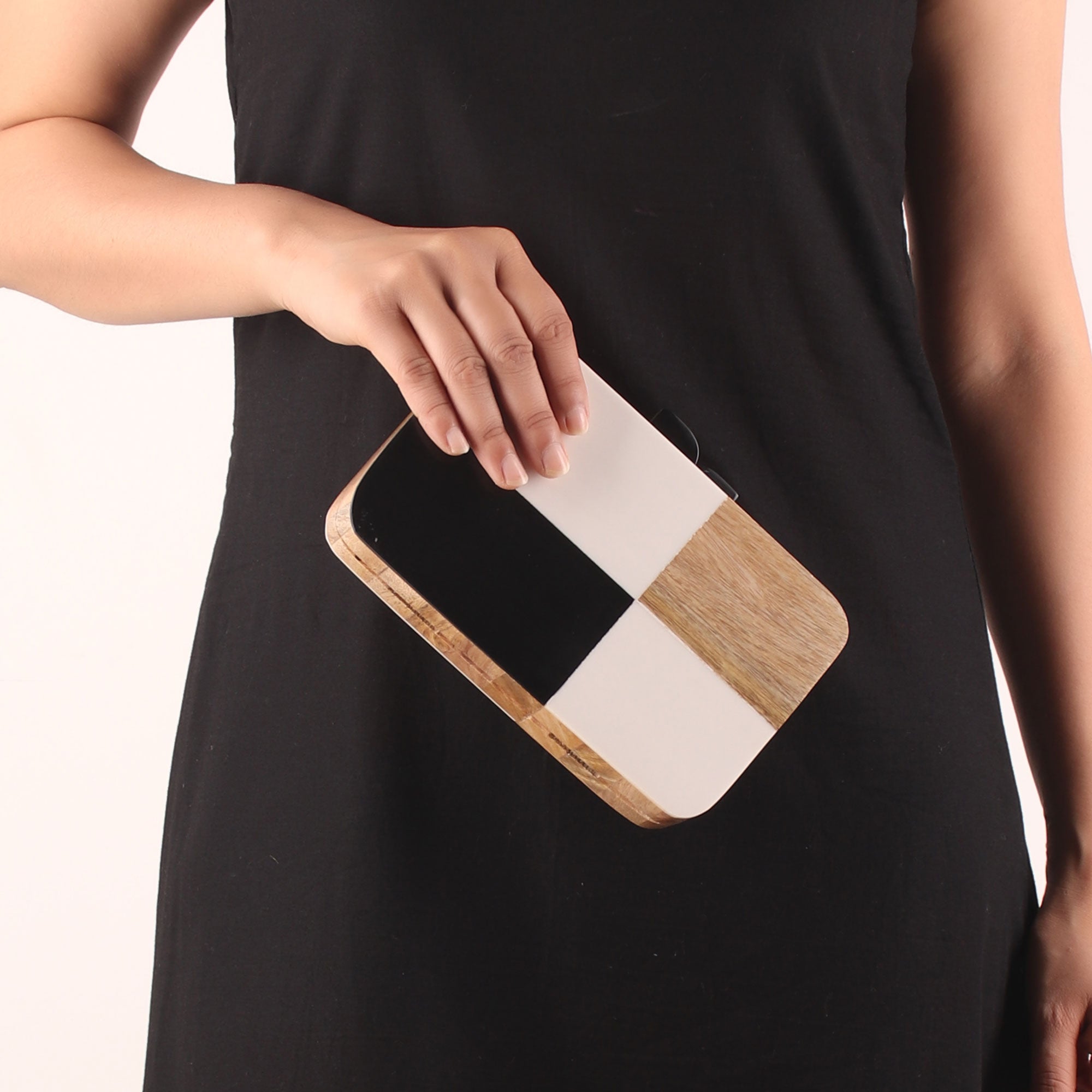 Wooden clutch hot sale