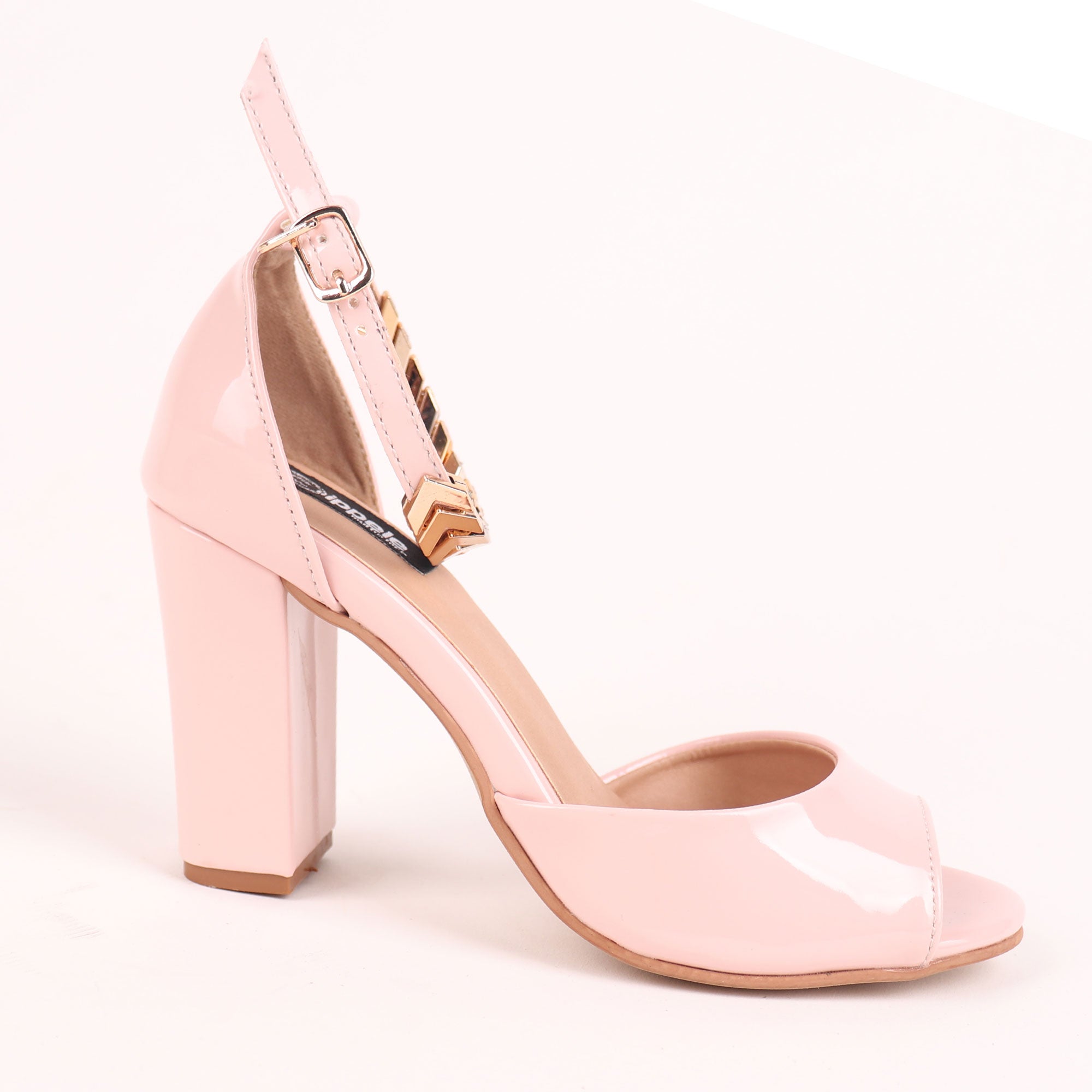 The Aesthetic Pink Block Heel Cippele